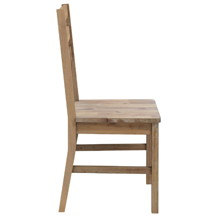 Eetkamerstoelen 4 st massief acaciahout