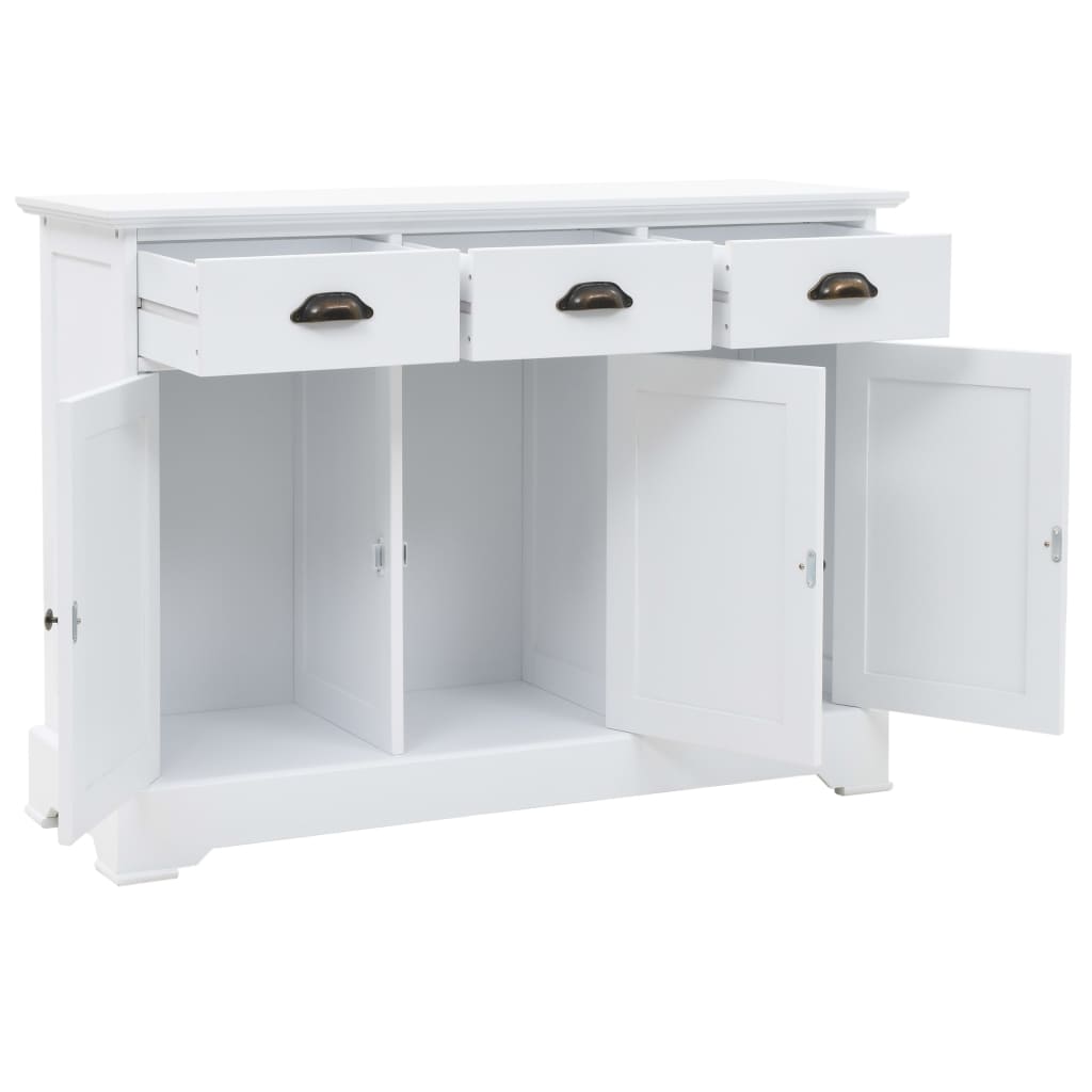 Dressoir met 3 deuren 105x35x77,5 cm MDF en grenenhout