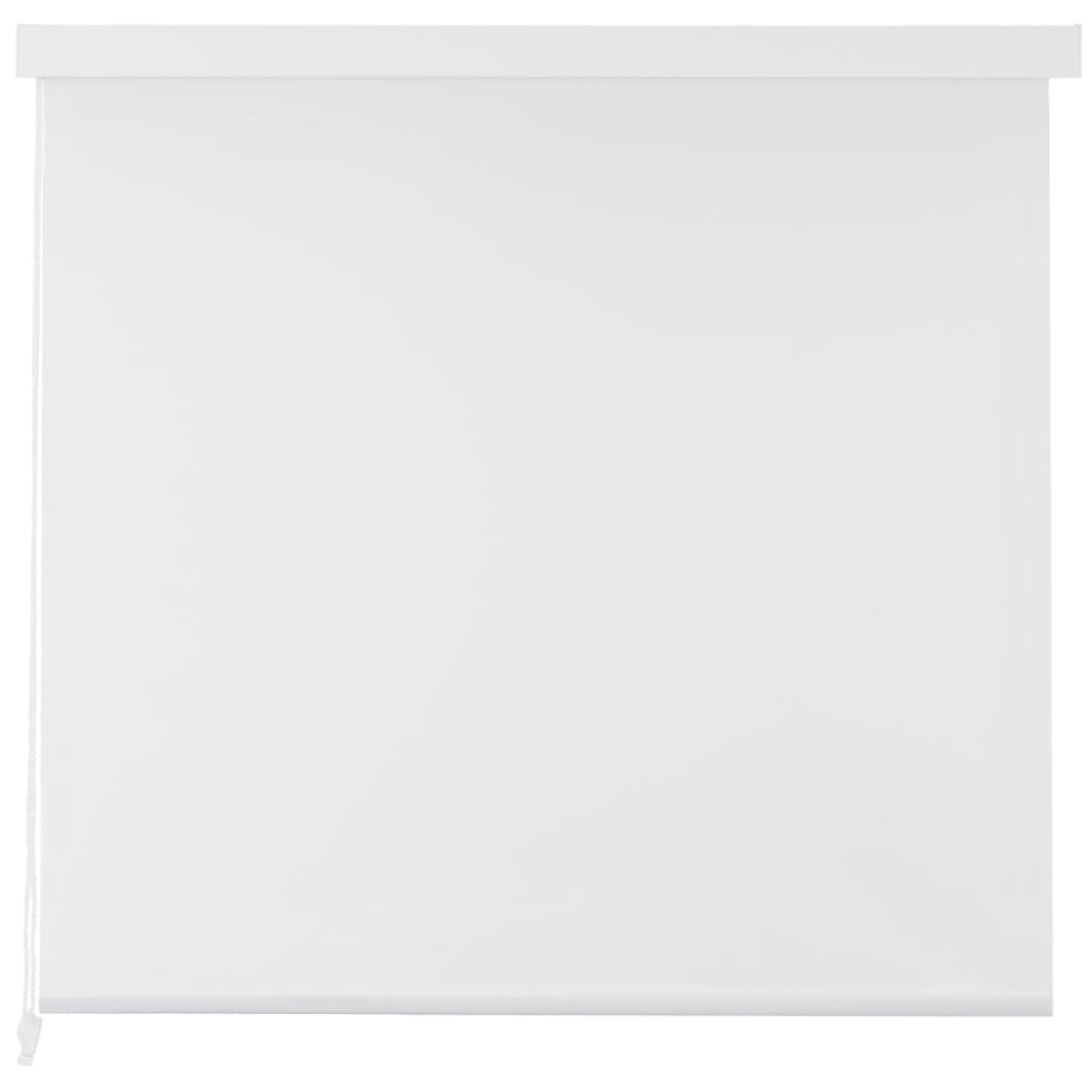 Rolgordijn voor douche 100x240 cm wit