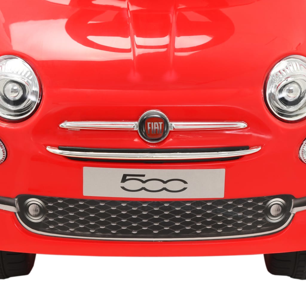 Loopauto Fiat 500 rood