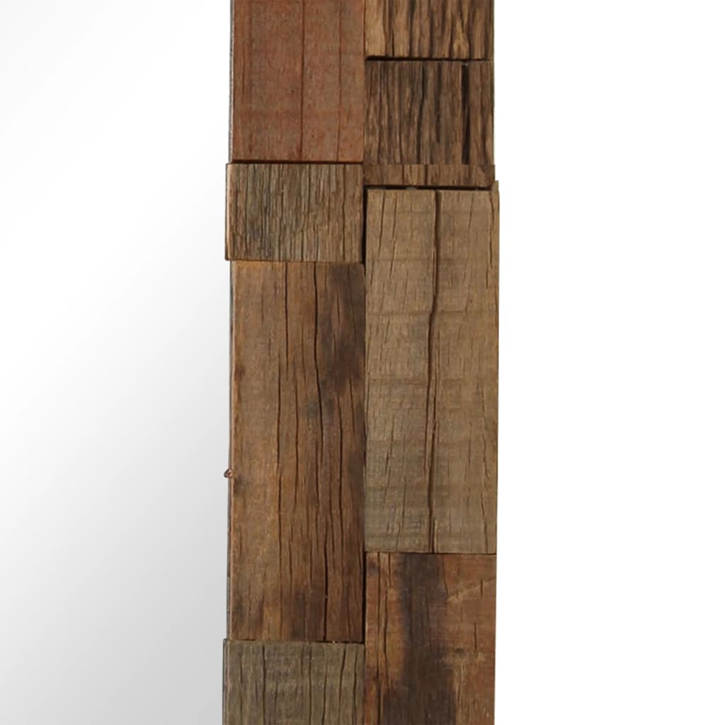 Spiegel 50x50 cm massief gerecycled hout