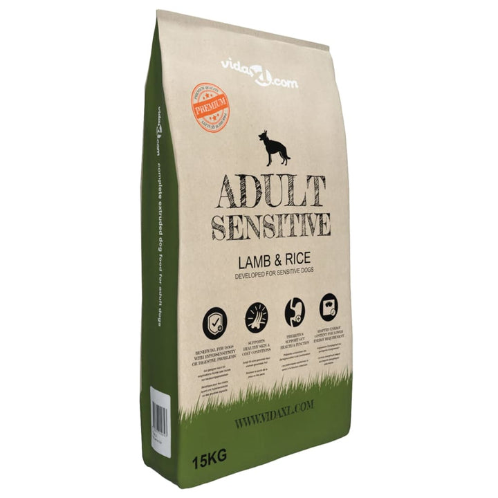 Premium hondenvoer droog Adult Sensitive Lamb & Rice 30kg 2 st