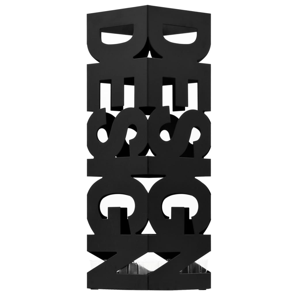 Parapluhouder design staal zwart