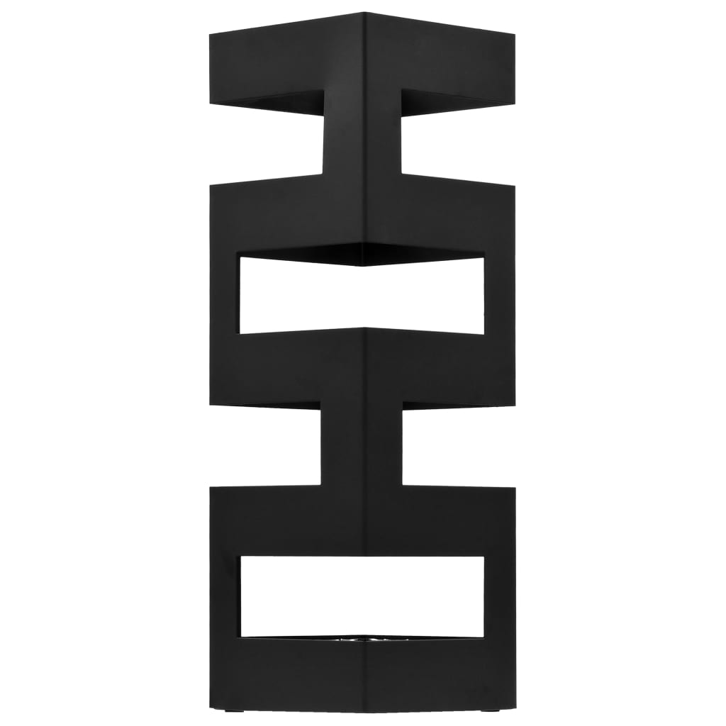Parapluhouder tetris staal zwart
