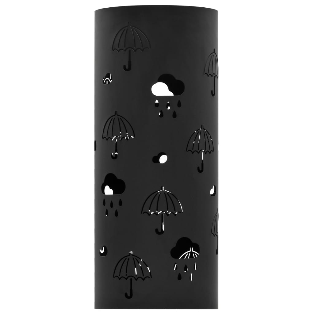 Parapluhouder paraplu's staal zwart