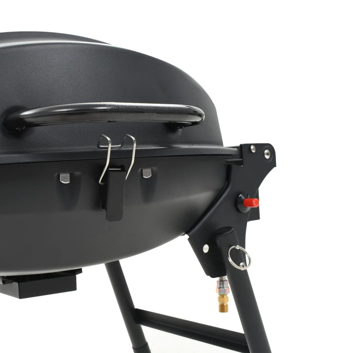 Gasbarbecue met kookzone zwart