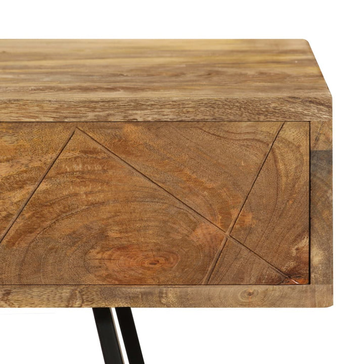 Schrijftafel met lades 110x50x76 cm massief mangohout