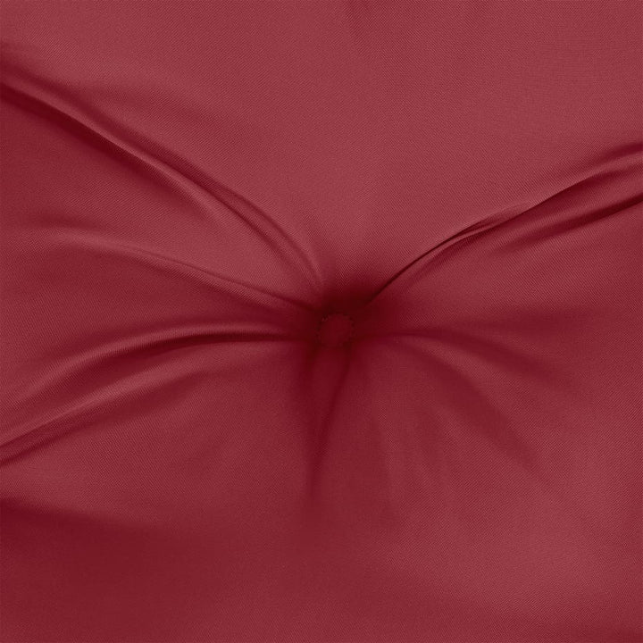 Palletkussen 58x58x10 cm polyester rood
