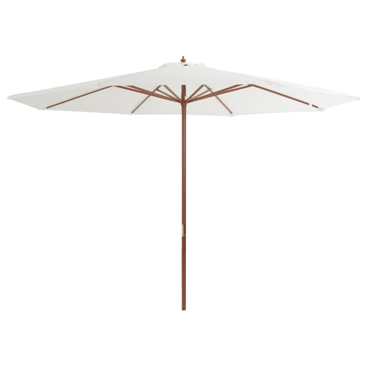 Parasol met houten paal 350 cm