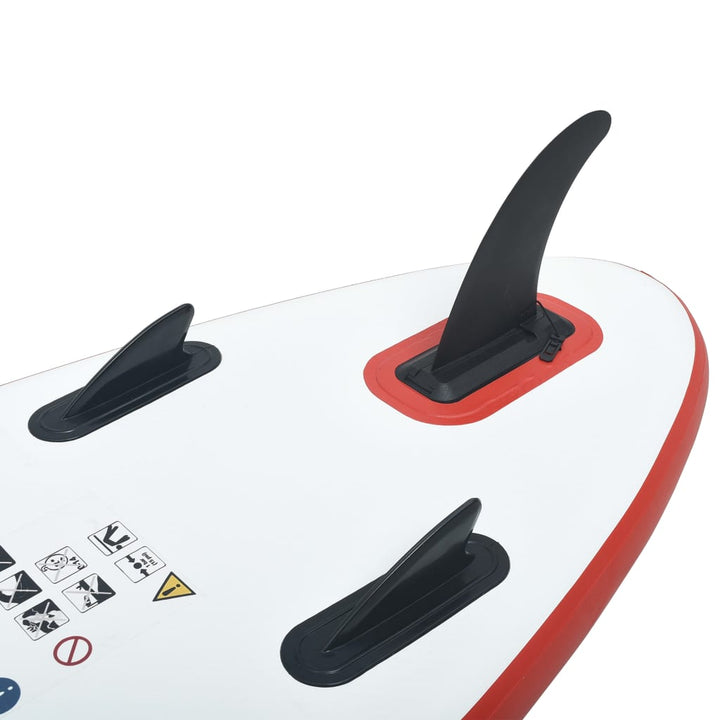 Stand-up paddleboard opblaasbaar rood en wit