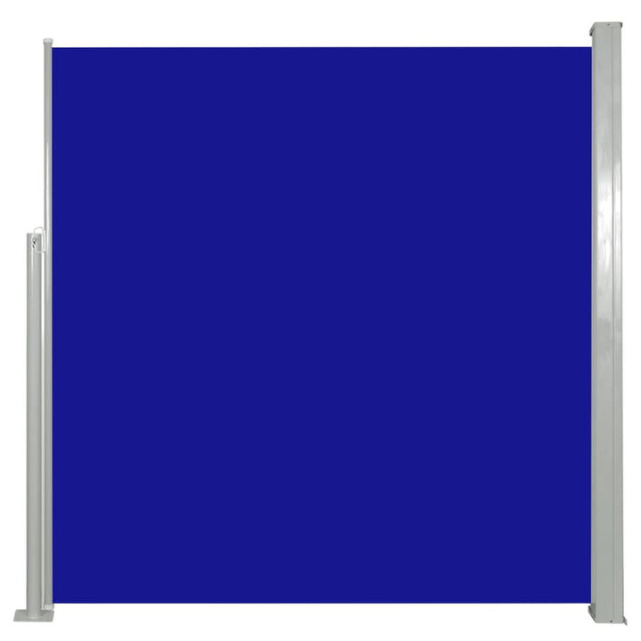 Windscherm uittrekbaar 140x300 cm blauw