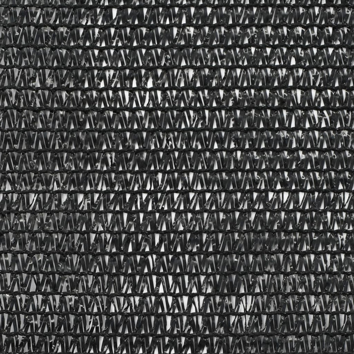 Tennisscherm 1x25 m HDPE zwart