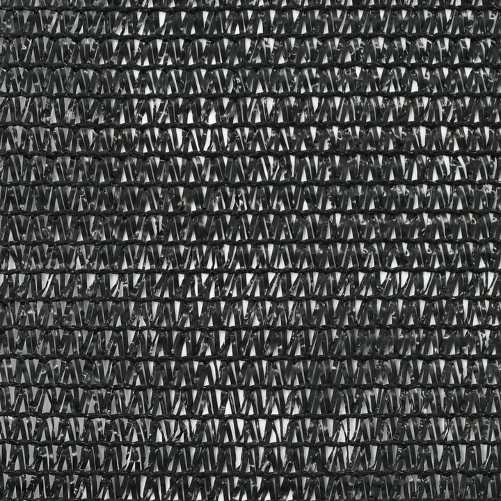 Tennisscherm 1x50 m HDPE zwart