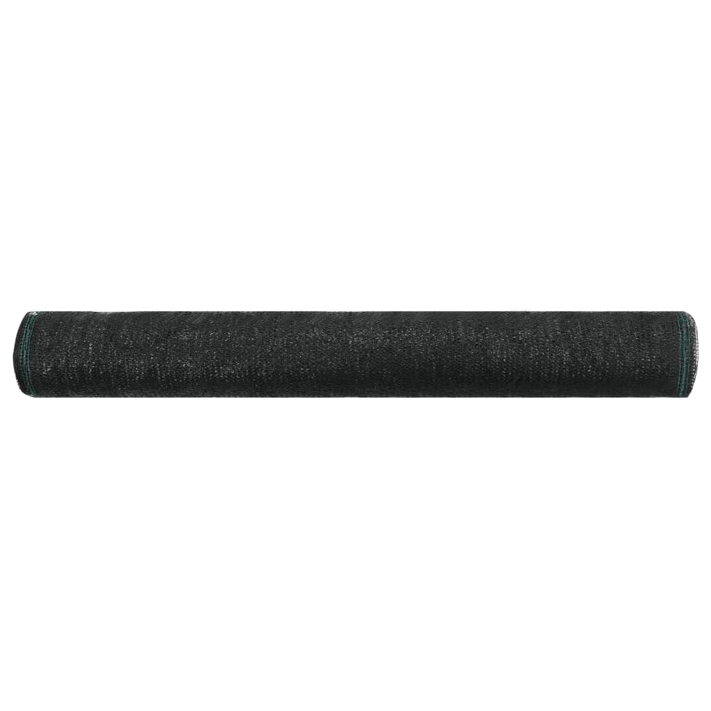 Tennisscherm 1,2x50 m HDPE zwart