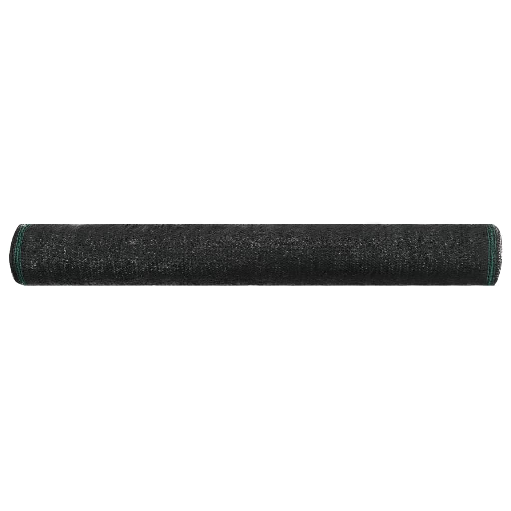 Tennisscherm 1,8x25 m HDPE zwart