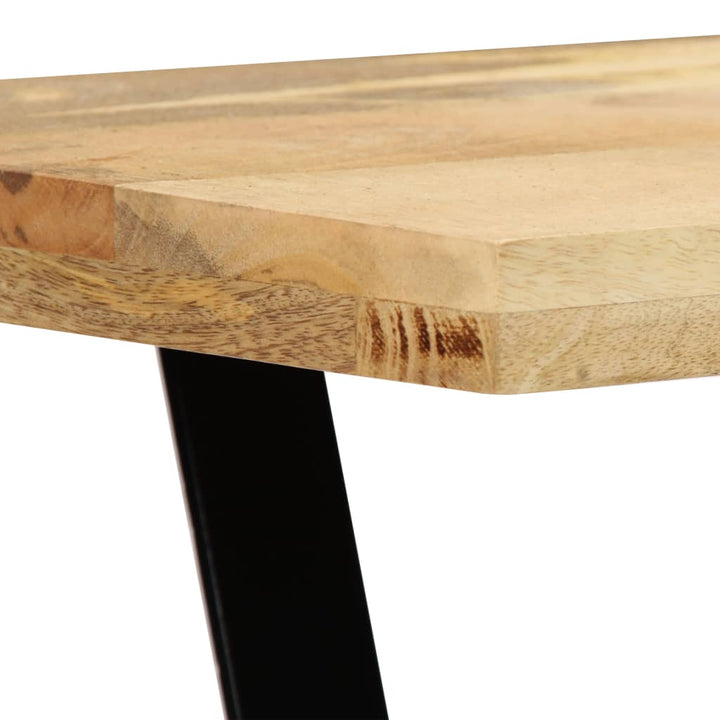 Eettafel 120x60x76 cm massief mangohout