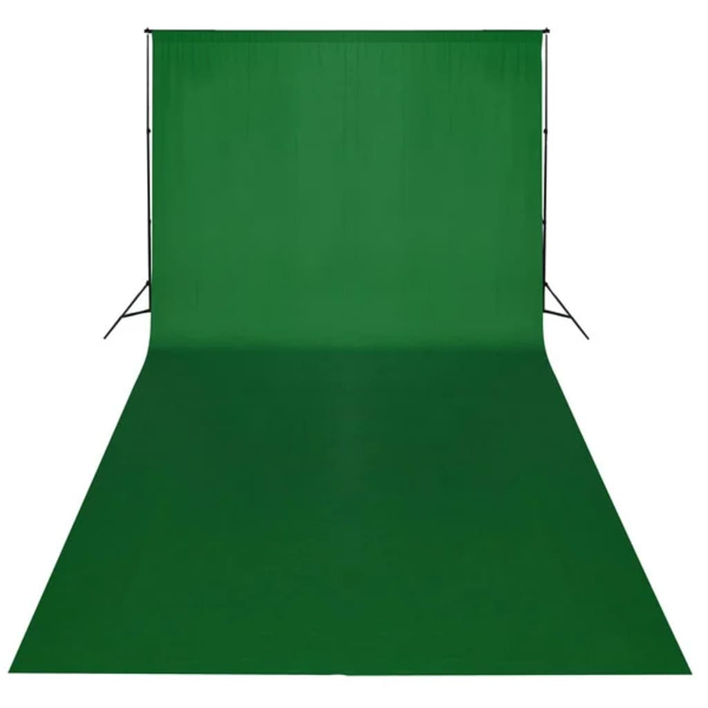 Achtergrond chromakey 600x300 cm katoen groen