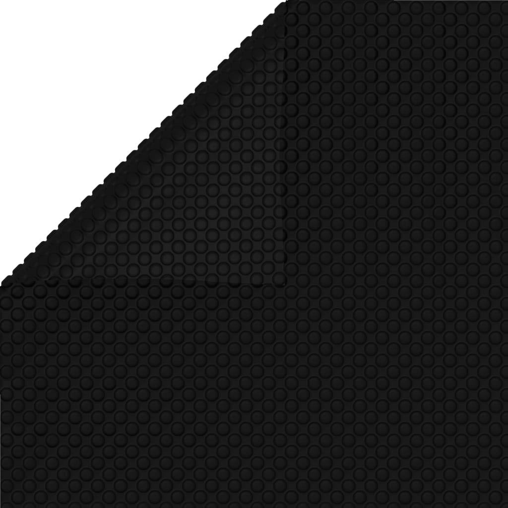 Zwembadfolie drijvend rechthoekig 8 x 5 m (zwart)