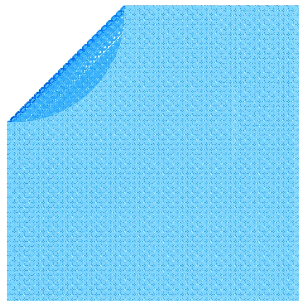 Solar zwembadfolie drijvend rond 250 cm PE blauw