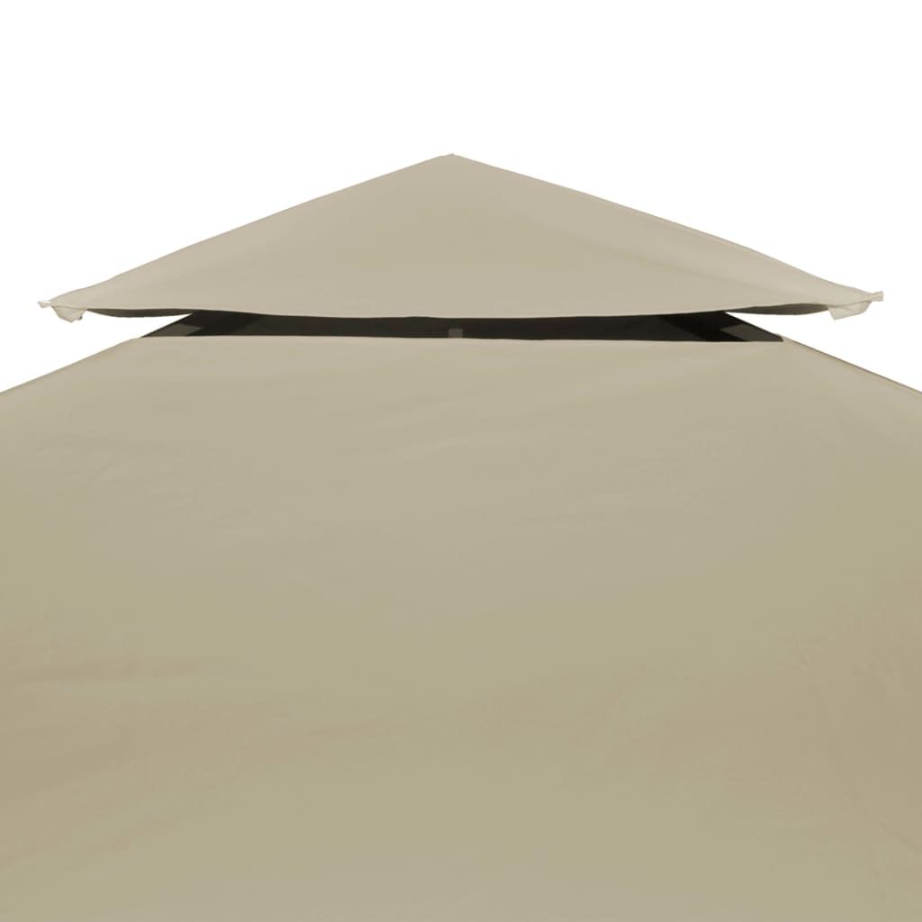 Vervangend tentdoek prieel 310 g/m² 3x4 m beige