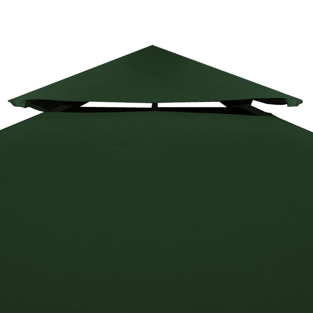 Vervangend tentdoek prieel 310 g/m² 3x4 m groen
