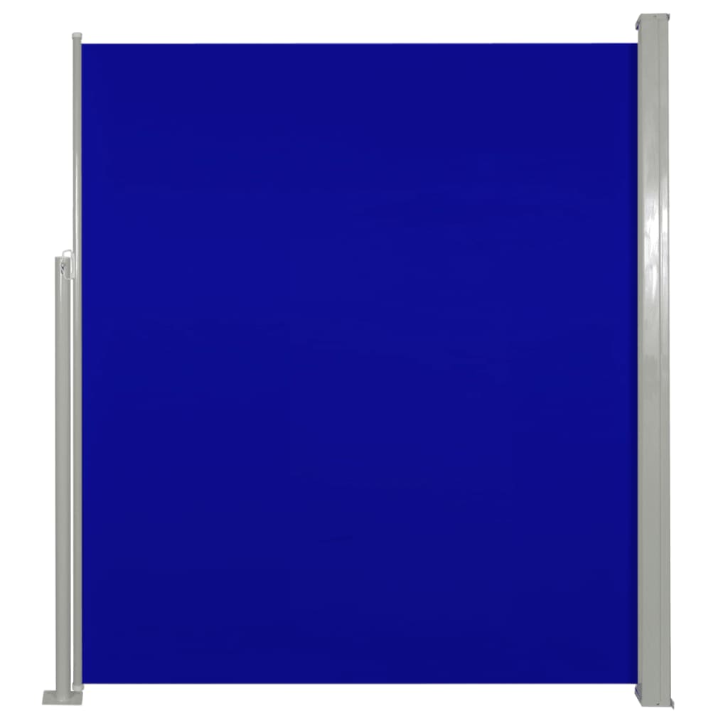 Uittrekbaar wind-/zonnescherm 160x300 cm blauw