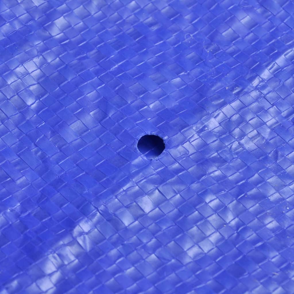 Zwembadhoes rechthoek 400x207 cm PE blauw