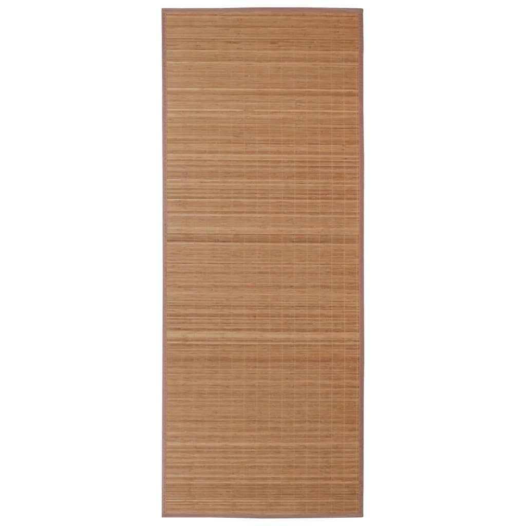 Bamboemat rechthoekig 120 x 180 cm (bruin)