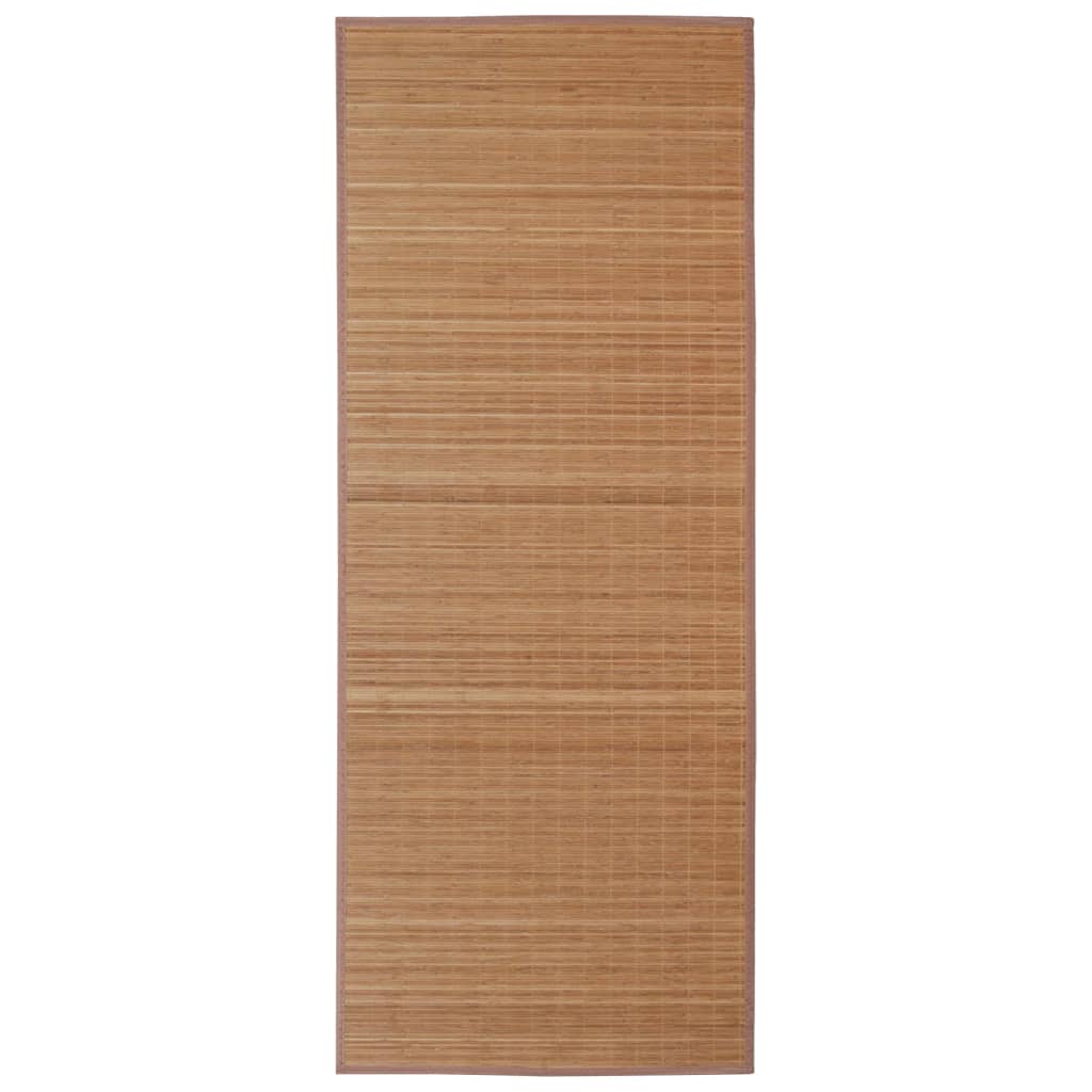 Tapijt rechthoekig 150x200 cm bamboe bruin