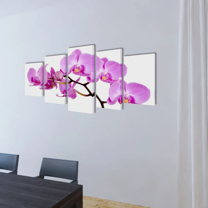 Canvasdoeken Orchidee 200 x 100 cm