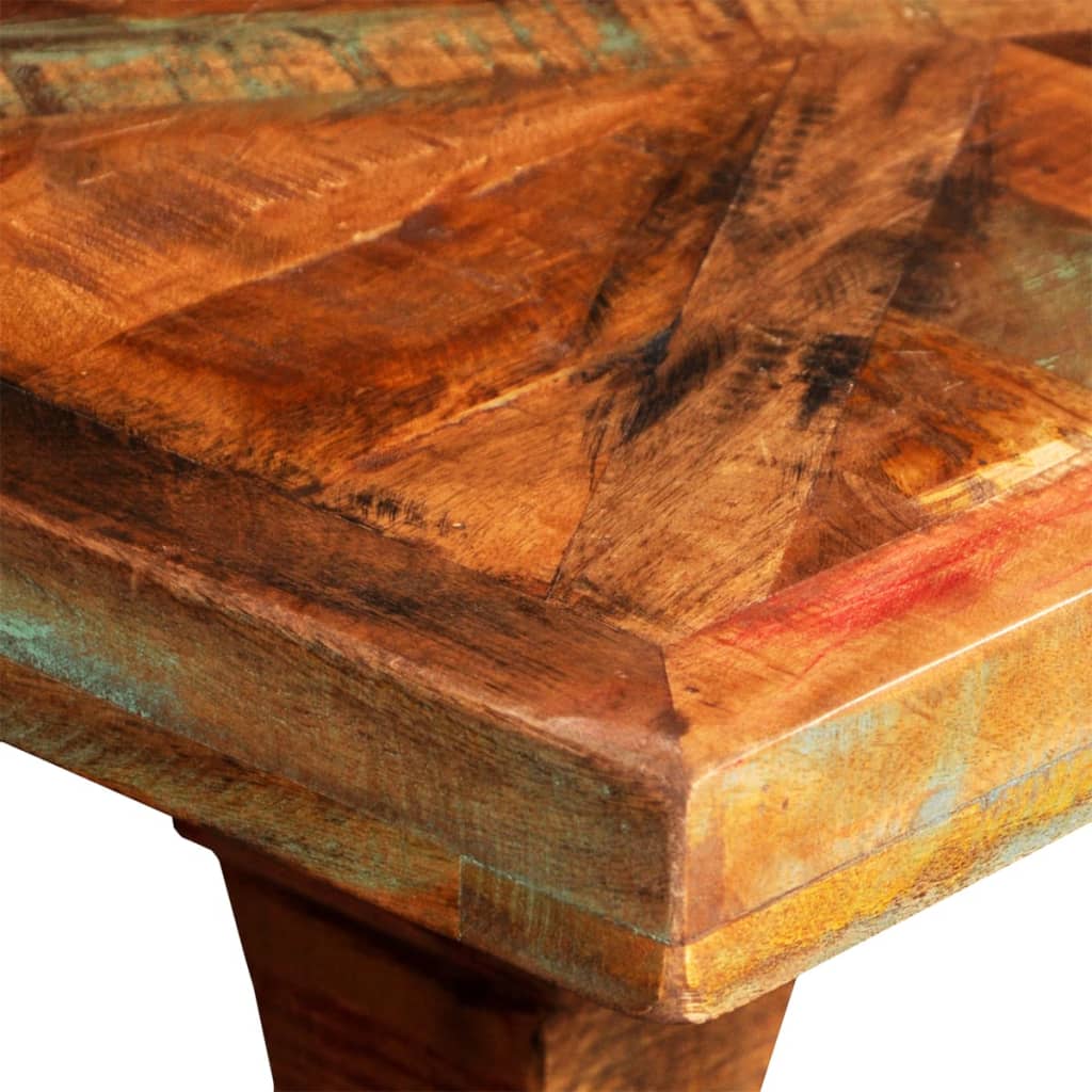 Wandtafel massief gerecycled hout