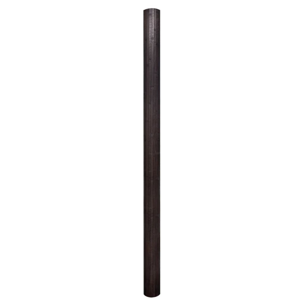 Kamerscherm donkerbruin bamboe 250x165 cm