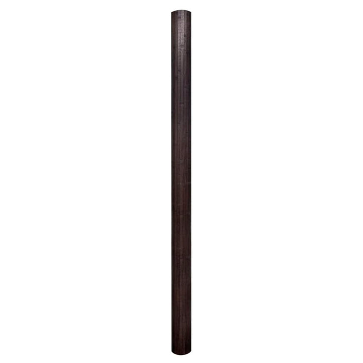 Kamerscherm donkerbruin bamboe 250x165 cm