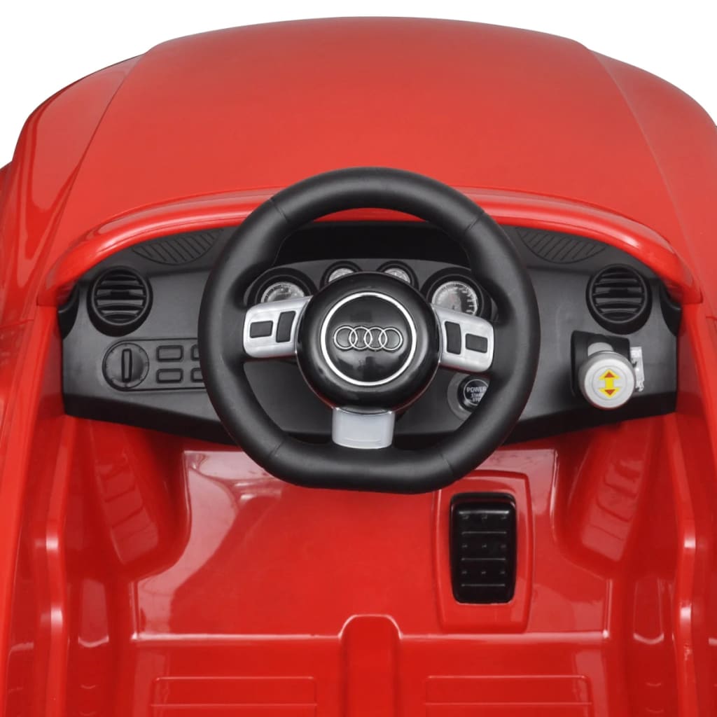 Elektrische auto Audi TT RS met afstandsbediening rood