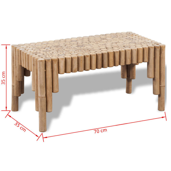 Salontafel bamboe