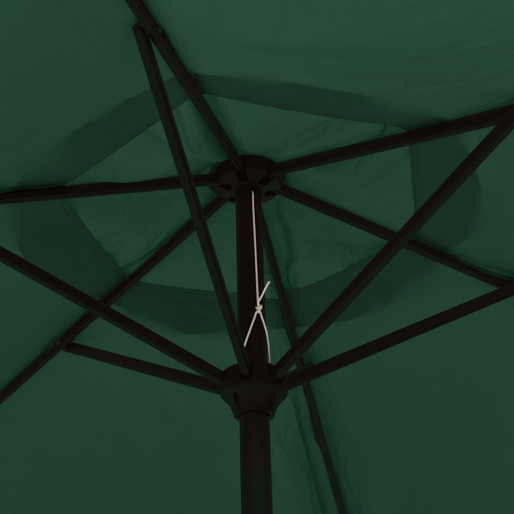 Parasol kantelbaar met LED 3 m groen
