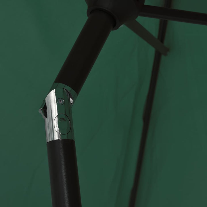 Parasol kantelbaar met LED 3 m groen