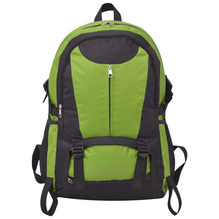 Wandelrugzak 40 L zwart en groen