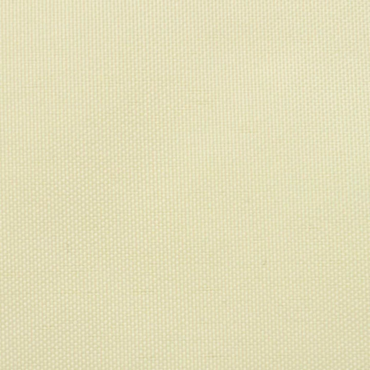 Balkonscherm Oxford textiel 75x600 cm crèmekleurig