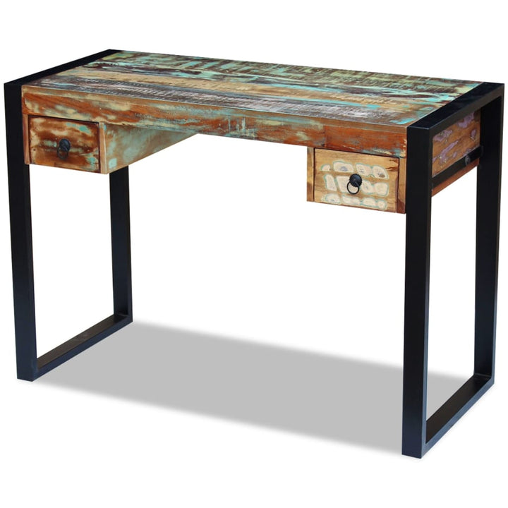 Bureau massief gerecycled hout