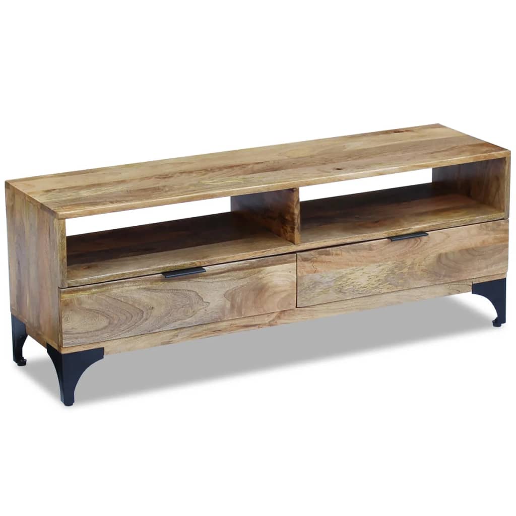 Tv-meubel 120x35x45 cm mangohout