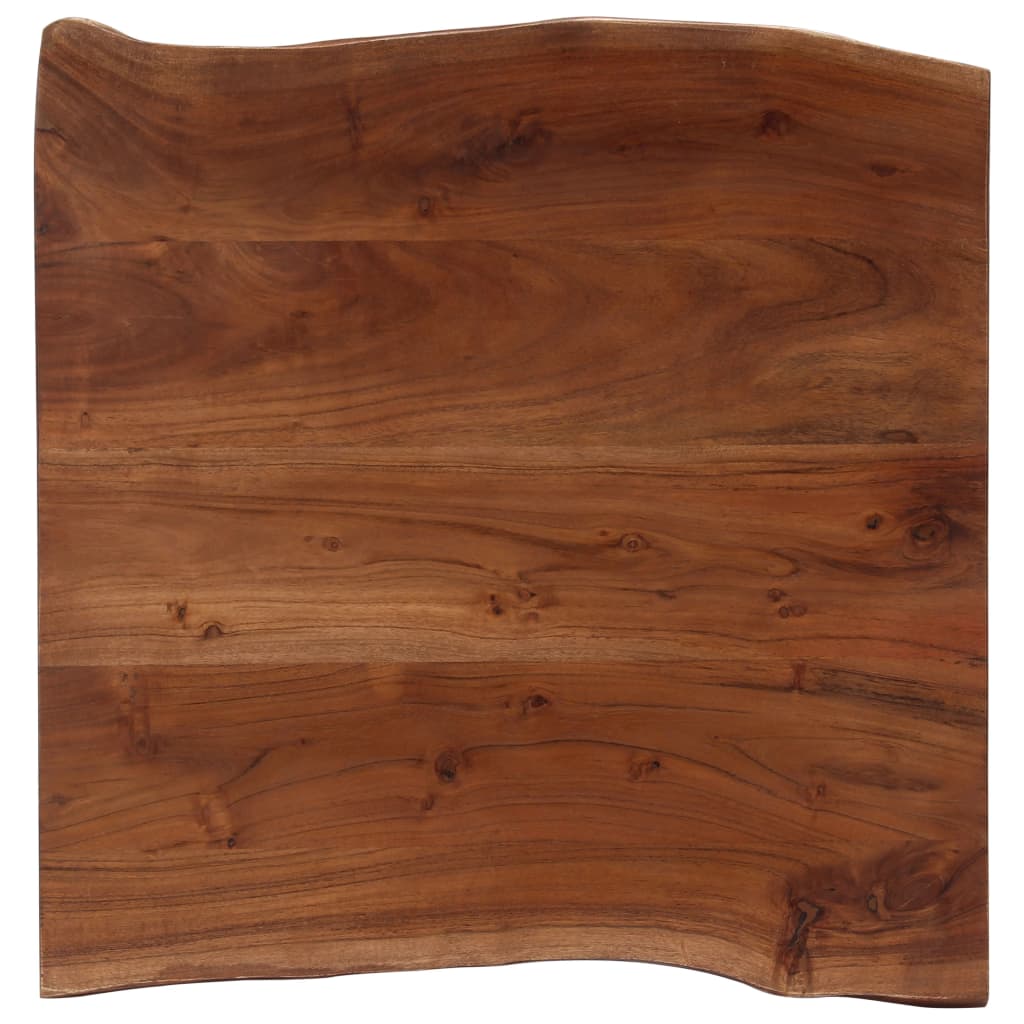 Salontafel met natuurlijke randen 60x60x40 cm acaciahout