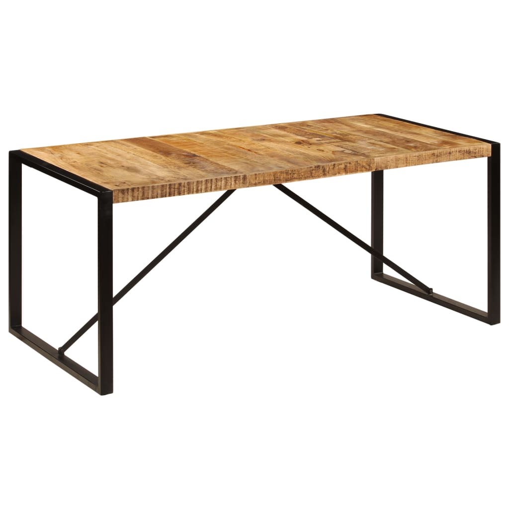 Eettafel 180x90x75 cm massief mangohout