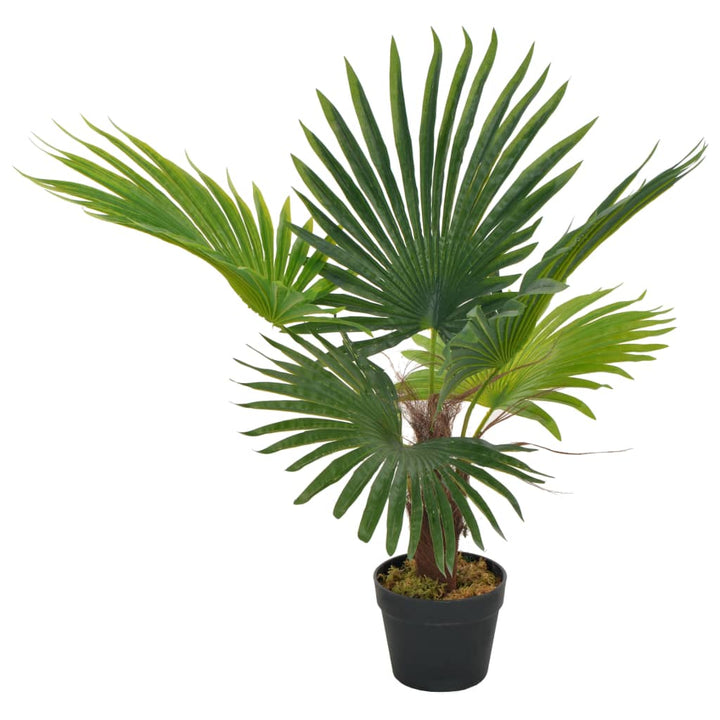 Kunstplant met pot palm groen