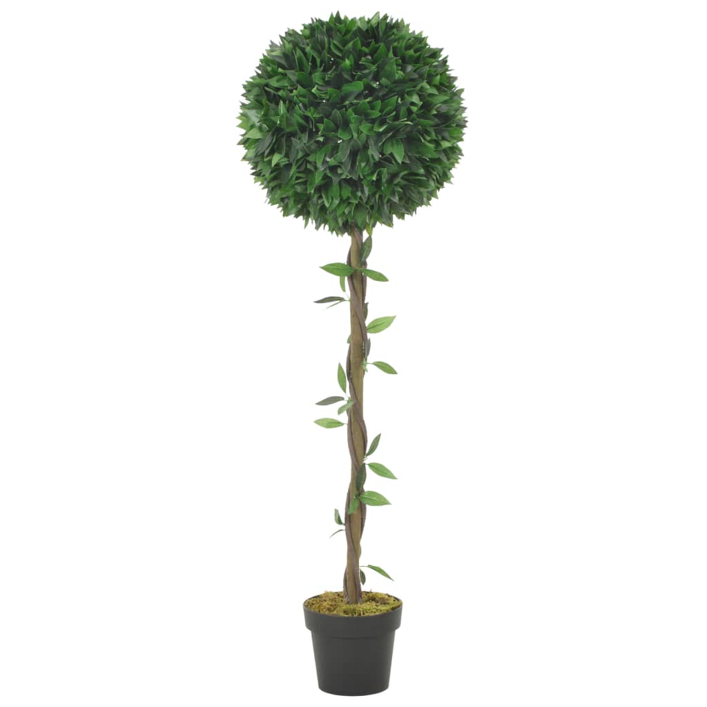 Kunstplant met pot laurierboom 130 cm groen