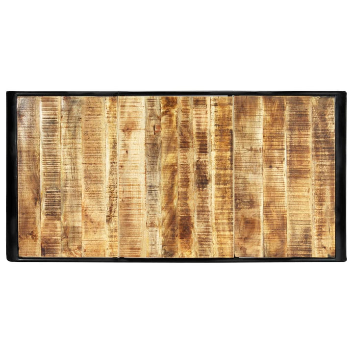 Eettafel 180x90x76 cm massief ruw mangohout