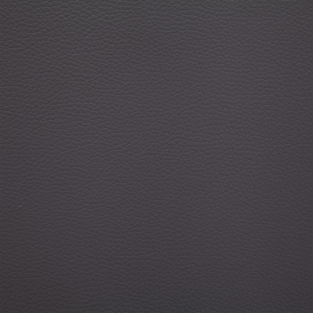 Bankje 106 cm kunstleer grijs