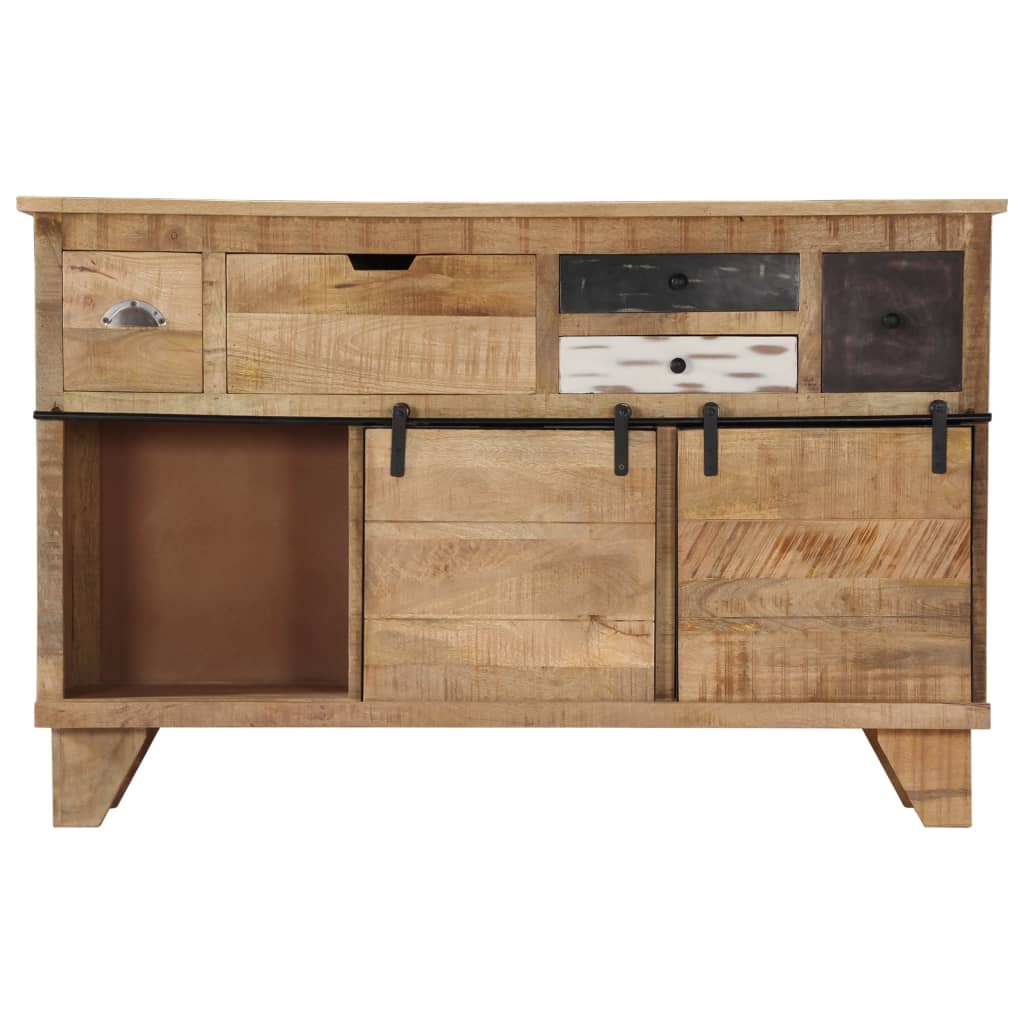 Dressoir 140x38x90 cm massief mangohout