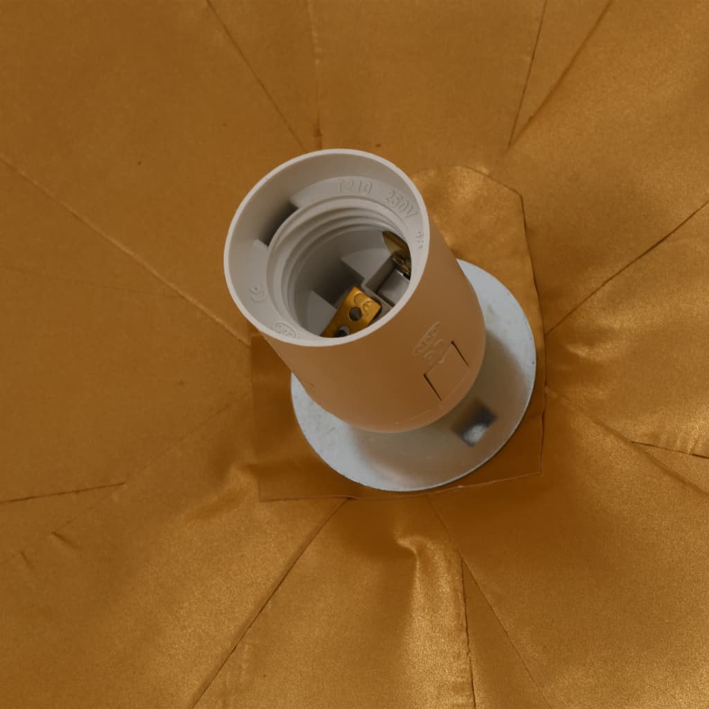 Hanglamp E27 ø˜50 cm wit en goud
