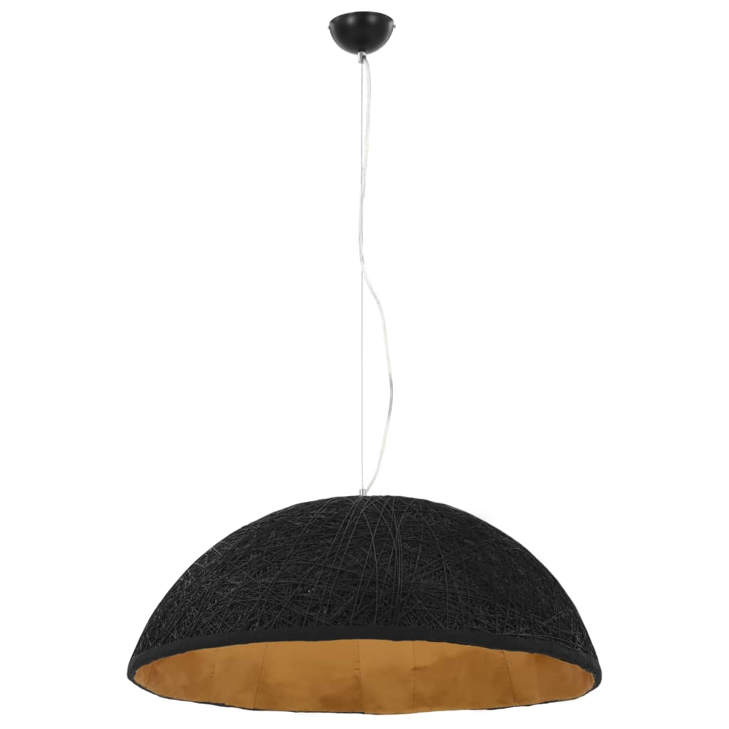 Hanglamp E27 ø˜70 cm zwart en goud